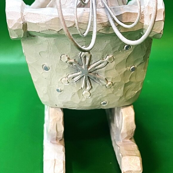 Roman Angel Accents Cheer 71464 Sleigh Figurine Christmas Tabletop 2001 Gift - Picture 14 of 14